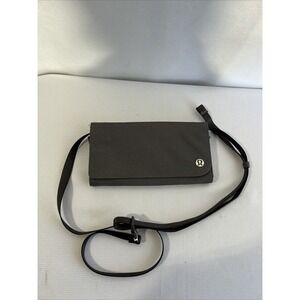 Lululemon Wallet Clutch Crossbody Gray
